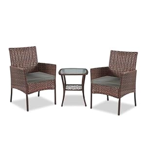YIYAN Garden Furniture Set 3 Pieces...