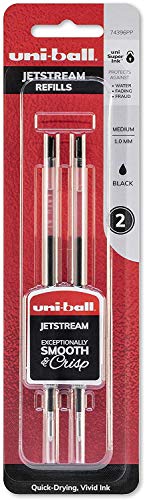 Uni-Ball 45574PP uni-ball Jetstream Ballpoint Pen Refills, Bold Point (1.0mm), Blue, 2 Count