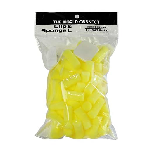 The World Connect CV013 Table Tennis Racket, Adhesive Application Sponge, Clip & Sponge, Pack of 70