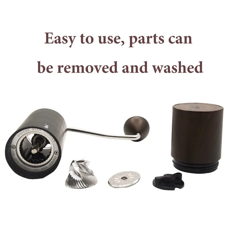 XinQt Manuelle Kaffeemühle Tragbare Handschleifer Hohe Qualität Edelstahl Grat Küche Kaffeeschleifer Kaffeezubehör… – Bild 4