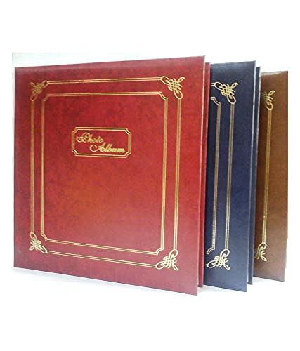Shreeja Enterprises Natraj photo album/ Photo Albums Photos for Baby Birthdays/Couples Husband Wife Wedding/Family Function/ Birthday Party/Portable (Mini) Photo Album with Extra Clear PVC Film & Memo Writing Space 5 x 7 100 pocket Leather album ( size supported 5 x 7 ))