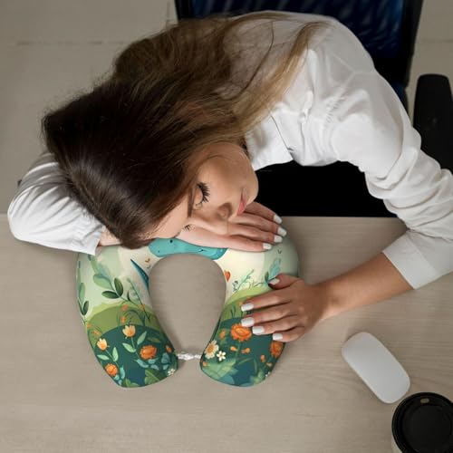 Almohada de viaje espuma viscoelástica tamaño pequeño miniatura 6