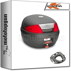 Maletas Gsx 650 F MOTOTOPGUN Kappa k26n + kz539 + km5m Maleta k26n + Adaptador Compatible con Suzuki gsx 650 f 2008 2009 2010 2011 2012 2013 2014