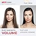 TYMO Ionic Hair Straightener Brush - One-Step Hair Straightener for Women, Straightening Brush with Negative Ions, 16 Temp Settings, LCD Display, Dual Voltage, Hot Comb Flat Iron for Frizz-Free Styles