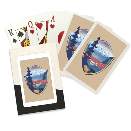 Baraja de Póker con 52 Cartas Escena Montaña Canadá
