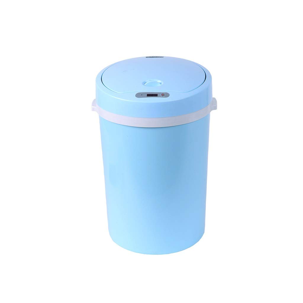 Poubelle intelligente 15L bleue automatique pour salon et salle de bain