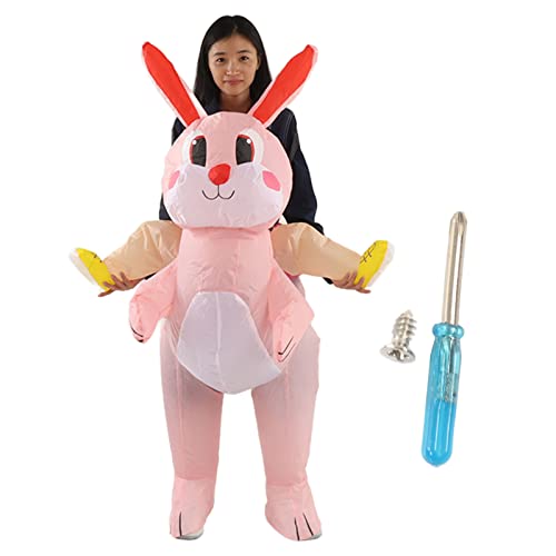 Traje Inflável do Coelho, Traje Inflável do Coelhinho da Páscoa, Traje do Coelho da Explosão Bonito