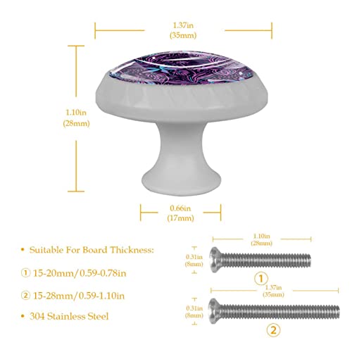 Boutons de tiroir en verre de 35 mm pour rénover une commode - 6