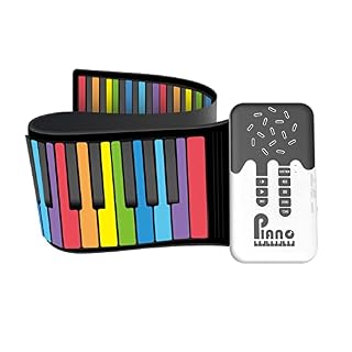 Portable 49 Touches Arc-En-Clavier Électrique Étanche Flexible Roll Up Piano Clavier En Silicone Piano Haut-Parleur… - Les Beatles, Paul McCartney, John Lennon, RIngo Starr, George Harrison