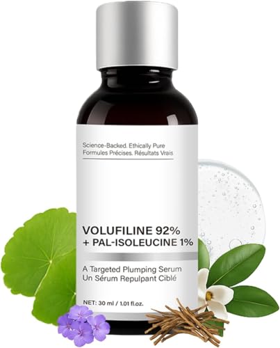 Volufiline 92% + Pal-Isoleucine 1% Plumping Serum Skin Density & Firming Booster for Hollow Cheeks Under Eyes & Marionette Lines Lightweight Nourishing Face Serum 30ml