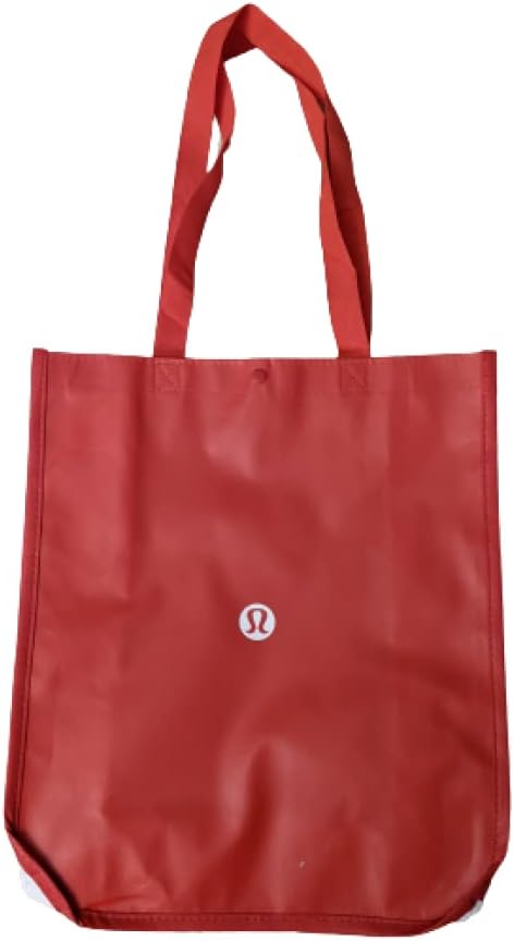 Lululemon Reusable Tote Carryall Handbag Red, Red, 16" x 14" 6"
