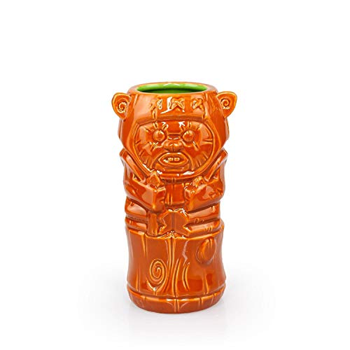 STAR WARS Geeki Tikis Wicket Ewok Mug | Official Collectible Tiki Style Ceramic Cup | Holds 14 Ounces