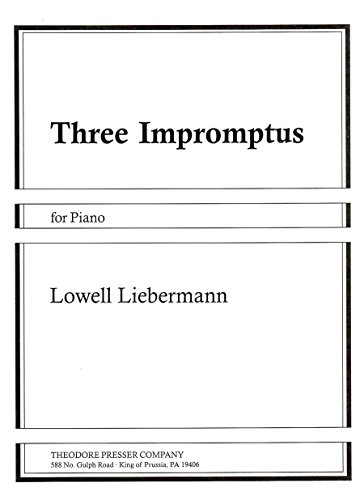 Preisvergleich Produktbild Three Impromptus: For Piano