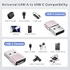 Basesailor USB to USB C Adapter 2Pack with Type C Charger Cable 3-Pack 3.3/6.6/10FT for iPhone 15 Pro Max,Samsung Galaxy Tab S9 A21 A51 A52 A53 A54 A70 A72 A73 A42 A34 A33 A14 A12 A22,S24 S23 S22 Ultr