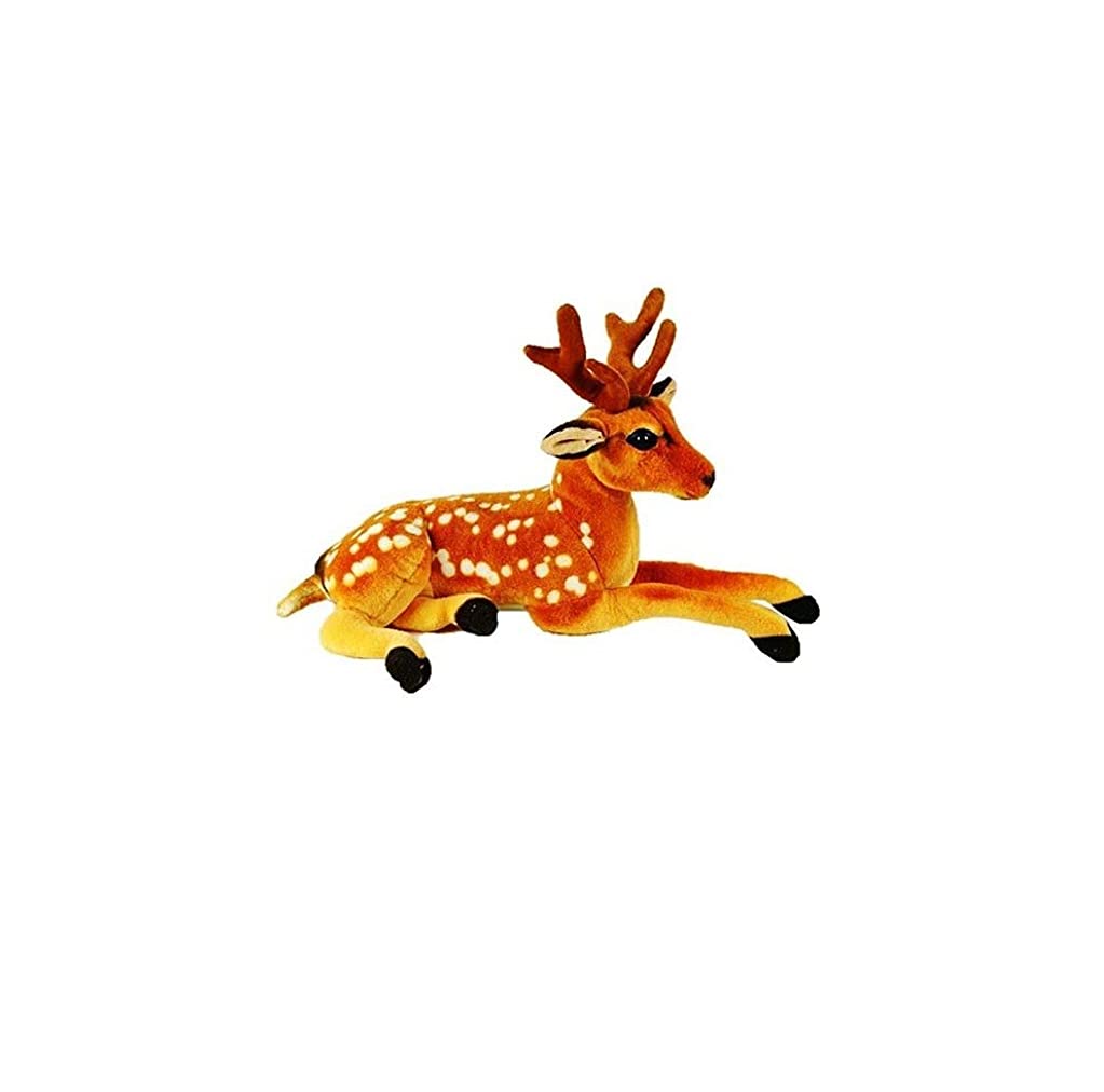 Araishi Animal Figure Plush Tiger & Deer Stuffed Likelike Beautiful Home Décor (03-Deer-30CM)
