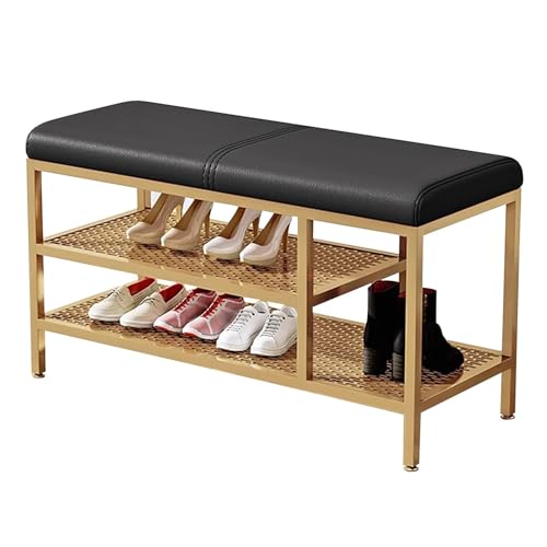 Banc de rangement pour chaussures d'entrée : créez un accueil chaleureux