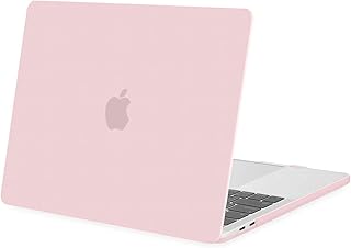 MOSISO Compatible with MacBook Pro 13 inch Case M2 2025, 2024, 2023, 2022-2016 A2338 M1 A2251 A2289 A2159 A1989 A1708 A1706 with/Without Touch Bar, Plastic Hard Shell Case Cover, Rose Quartz