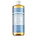 Dr. Bronner's Pure-Castile Liquid Soap - Baby Unscented, 32oz.