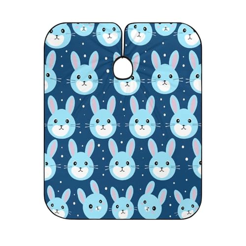 Capa para Barbería Azul con Diseño Bunny para Adultos miniatura 6