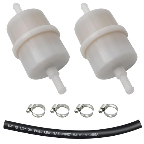 Strongthium 49019-0031 Inline Fuel Gas Filter Compatible with Kawasaki FR691V FR651V FR600V FR730V FS730V FX691V FX730V FX850V FX921V 730V 850V EFI Engines