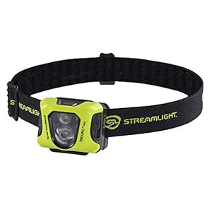 Streamlight 61435 Enduro Pro USB 200-Lumen 2080-Candela Ultra-Light LED Rechargeable Headlamp with Spot & Flood Beams, Elastic Head Strap, and USB Cable, Yellow