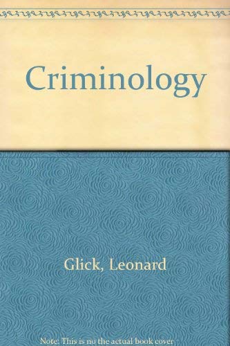 Criminology 0205151744 Book Cover