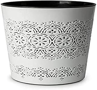 Blue Canyon Flora Waste Bin White