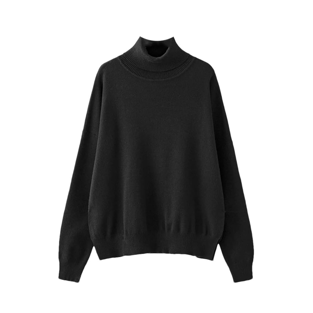 Suéteres cálidos para mujer, suéter de lana grueso para otoño e invierno, suéter de lana de gran tamaño para mujer