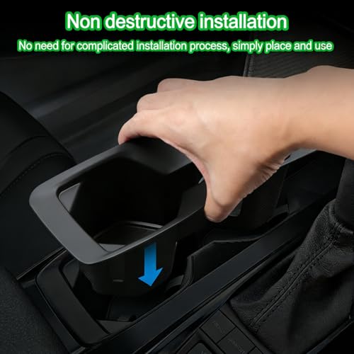 Portavasos negro TPE para Toyota Camry 2025-2026 miniatura 2