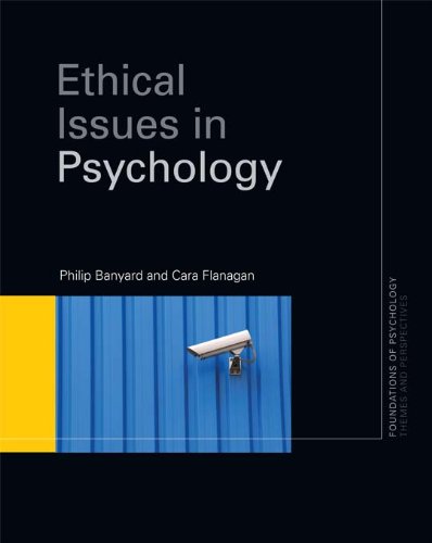 Ethical Issues in Psychology (Foundations of Psychology)      1st Edition, Kindle Edition