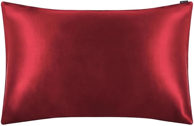 HBJWOV Silk Pillowcase Real Standard Pillow Case for Home Decor Covers(50x90cm)
