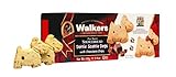 Walkers Shortbread Dottie Scottie, Traditional Pure Butter Shortbread Cookies with Chocolate Chips, 3.9 Ounce Box