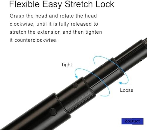 Image of Universal Invisible Action Camera Stick with Soft Grip Monopod Metal Heavy Duty Stick Compatible with Insta 360 X4, X3, X2, Go-Pro Hero 13,12,11,10,9,8,7 and Other Action Camera.