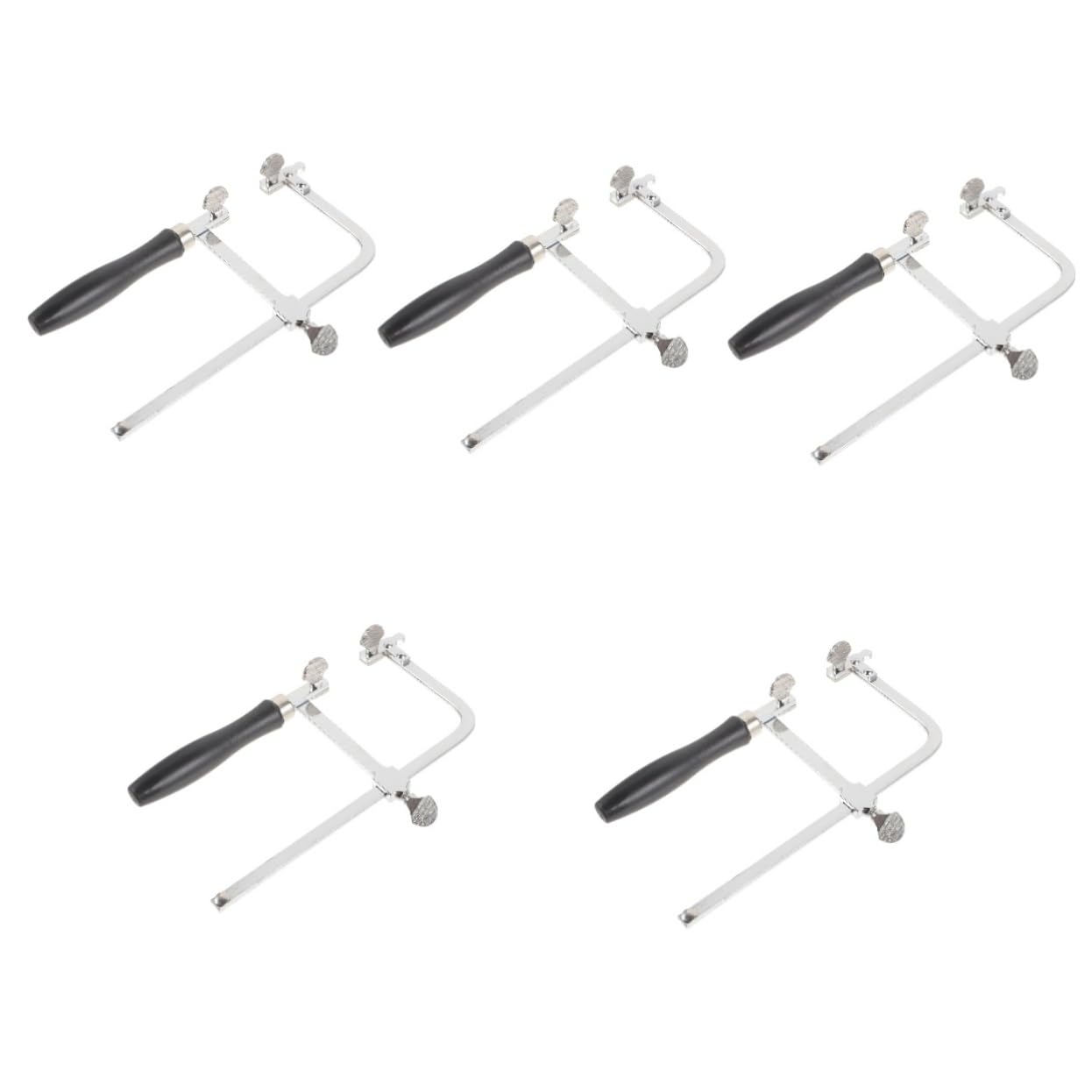 OSALADI 5 Pezzi Seghetto per Gioielli con Telaio Strumento Lavorazione Artigianale per Fai da Te Precisi per Modellismo e Lavori Legno Attrezzo Versatile e Resistente per Creazioni