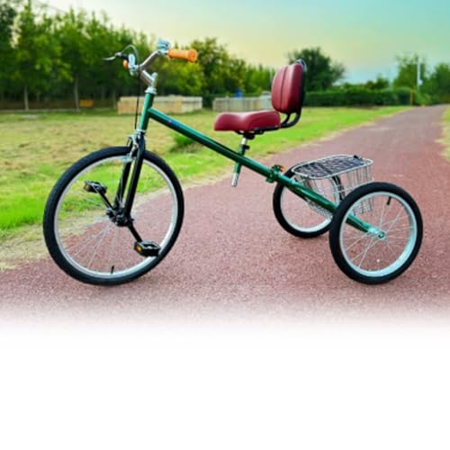 Apk i bc Bicicletas de Tres Ruedas para Adultos, con Alta Capacidad de Carga, aptas para Ciclismo al Aire Libre.(A,139 * 88cm)