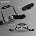 Gymreapers Bicep Arm Blaster - Thick Aluminum Support Bicep Curl Isolator w/Contoured, Padded Edges - Adjustable Bicep Bomber for Weightlifting & Bodybuilding (Black)