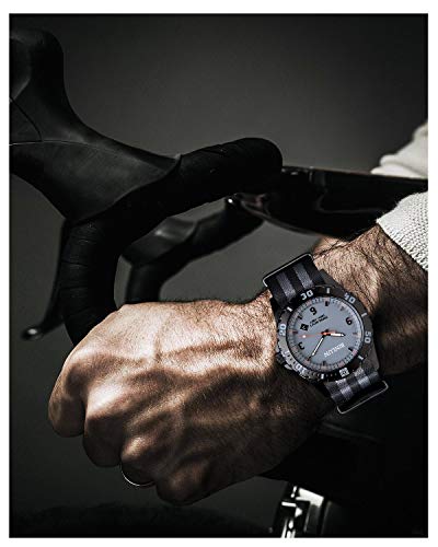 Image of BINLUN Nylon Watch Band Thick G10 Premium Ballistic Nylon Multicolor Replacement Watch Straps with Silver /Black Stainless Steel Buckle for Men Women 18mm 20mm 22mm 24mm