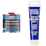 Liqui Moly 3420 Keramikpaste 250 g & P000371 Moly 3510 LM 47 Langzeitfett + MoS2 100 g
