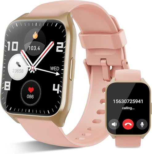 Smartwatch Uomo Donna, 1.85" HD Orologio Smartwatch con Effettua/Risposta Chiamate,112+Sportive