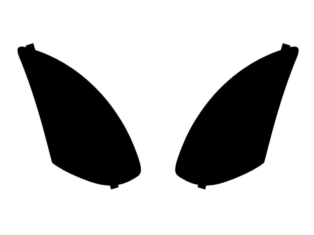 Rvinyl Headlight Protection Film Covers Compatible with Infiniti G35 2003-2007 (Coupe) - Clear