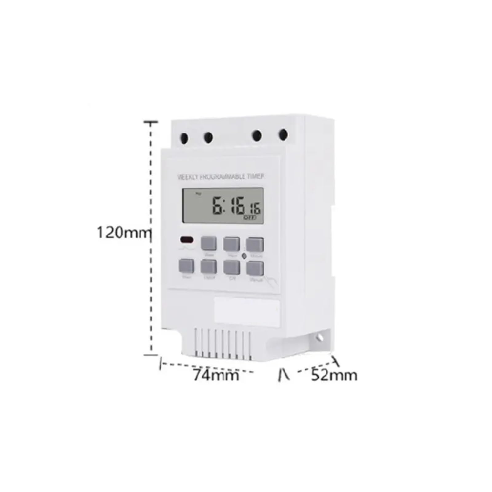 Timer elettronico Digitale 220V 30A, regolatore programmabile settimanale