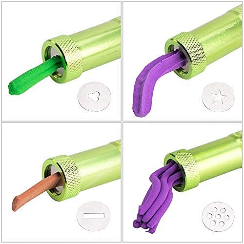 Baker's Cutlery™ 20 Discs Pottery Clay Extruder Professional Tools for Clay Pottery Sculpture Polymer Modeling Ceramic Craft or Fondant Cake 4