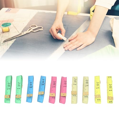 Set de 60 cintas métricas flexibles para costura y confección miniatura 4