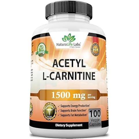 NaturaLife Labs Acetyl L-Carnitine 1,500 mg Cover