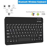 COEZFE Keyboard Case for iPad 10.2" 9th 8th 7th Generation, Slim Case with Pencil Holder and Detachable Wireless Keyboard (UK Layout) for iPad 9th Generation/8th Gen/7th/ Air 3/ Pro 10.5 (Black) - Image 5