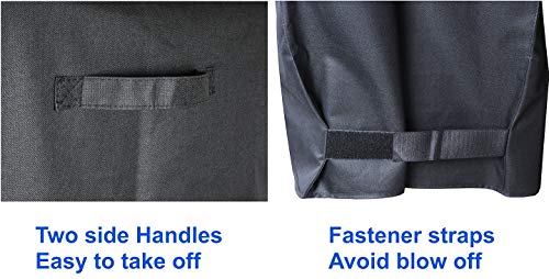 Simple Houseware 40-Inch Heavy Duty Waterproof Square Electric Smoker Grill Cover, Weather-Resistant Polyester #TOP1