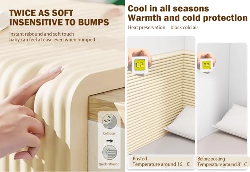 Aislamiento autoadhesivo y paneles de pared tapizados acústicos 5