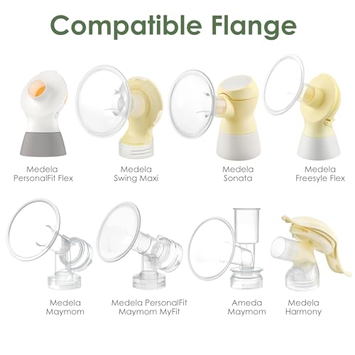 Image of Maymom Conversion Kit Compatible with Medela Sonata Freestyle Flex Pump in Style MaxFlow Pro Pro+ Pumps to be Compatible with Dr Brown's Wide-Neck Bottle, 2pc /pk