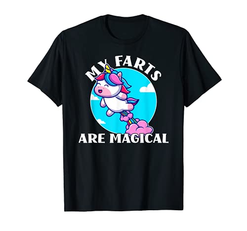 My Farts Are Magical Funny Unicorn Farting Rainbows T-Shirt