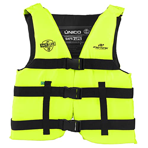 Colete Salva Vidas Auxiliar de Flutuação Pro Tork Safe Life – De 40-140 Kg Amarelo